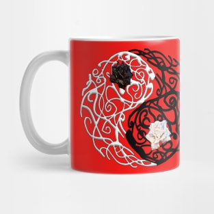 Yin and Yang Rose Mug